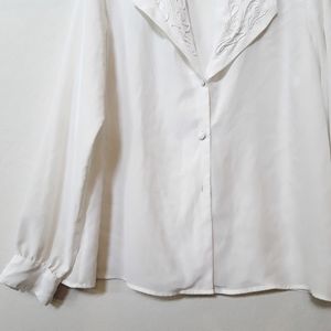 Vintage Creme Eva Laurel Blouse